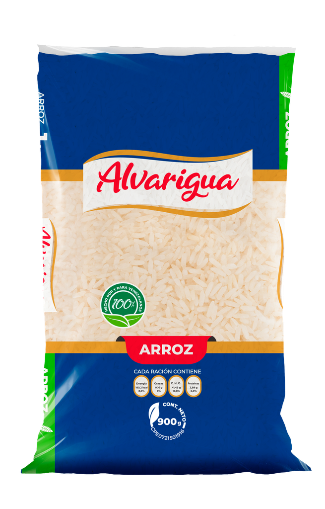 ARROZ BLANCO TIPO 1 ALVARIGUA 24X900GR (E)