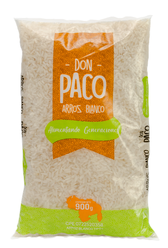 [10002] ARROZ BLANCO TIPO 1 DON PACO 24X900GR (E)