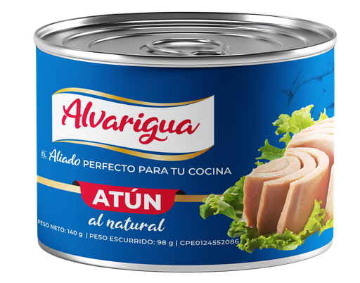[000399] ATUN NATURAL ALVARIGUA 24X140G (E)