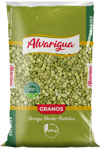 [000461] ARVEJAS VERDES PARTIDAS ALVARIGUA 24X400G (E)