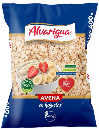 [000652] AVENA EN HOJUELAS ALVARIGUA 20X400G (E)